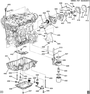oil cooler 12658740