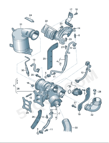 turbocharger 06K145874G