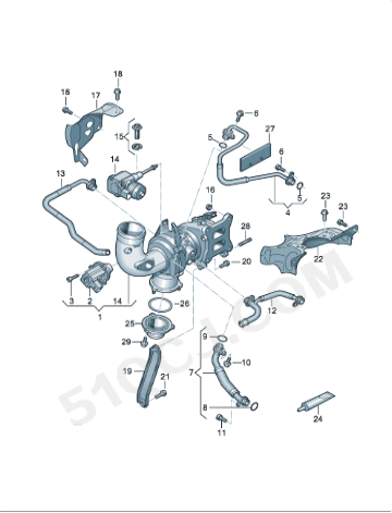 turbocharger 06L145722L