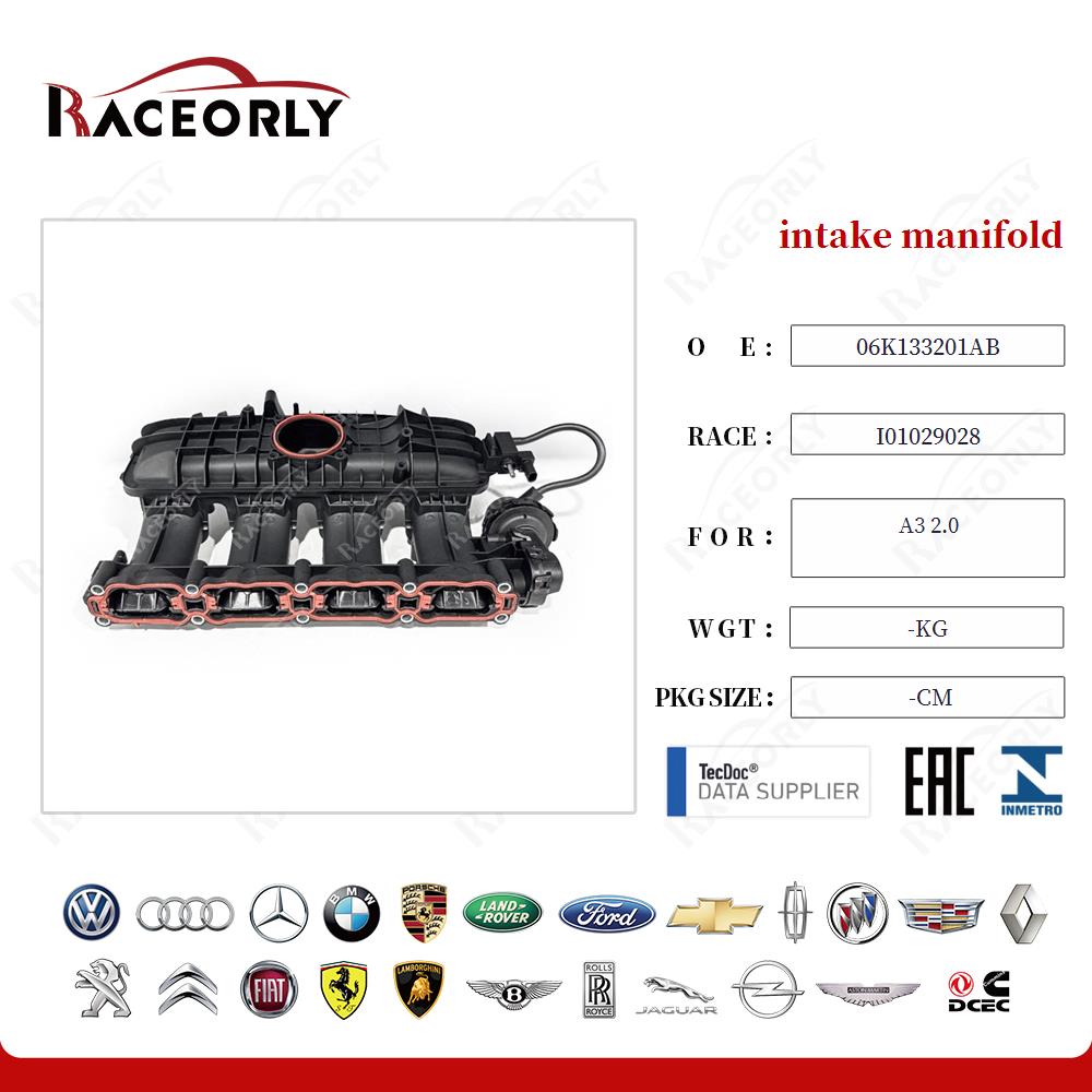 intake manifold 06K133201T for A3 2.0