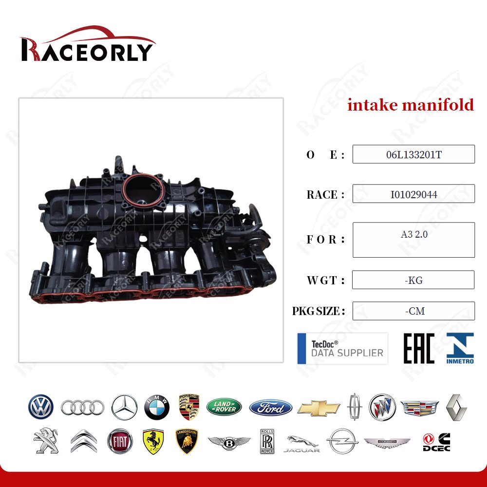 intake manifold 06L133201T for A3 2.0