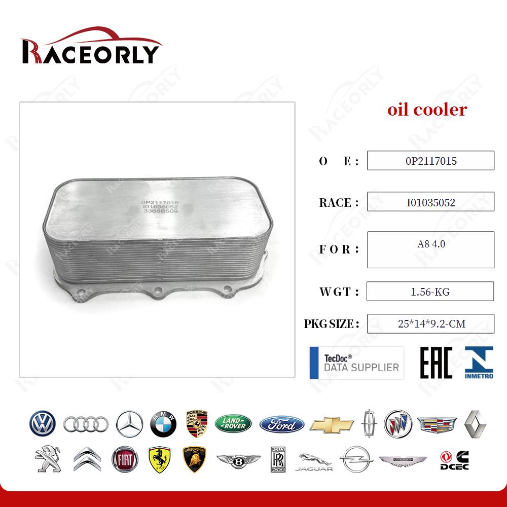 oil cooler 0P2117015 for A8 4.0