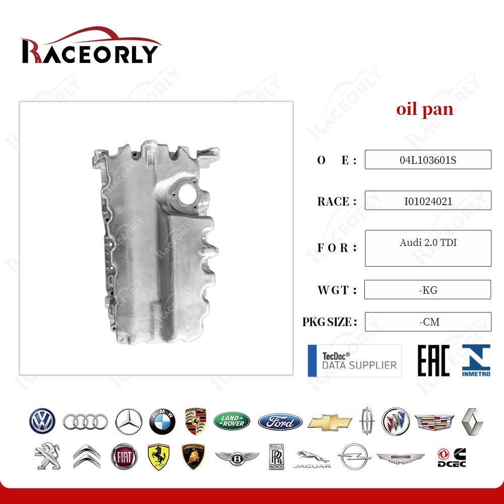 oil pan 04L103601S for Audi 2.0 TDI