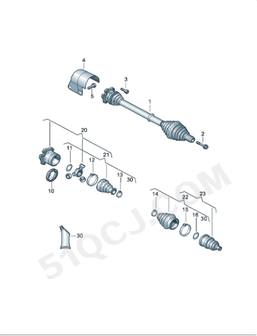audi-a3-half-shaft-dustproof-component-1k0498203d