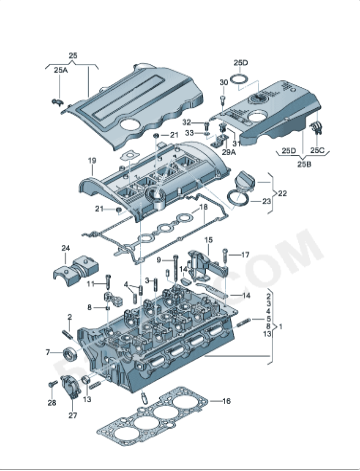 b5-c51.8t-b51.8-valve-cover-gasket-058198025a*-2