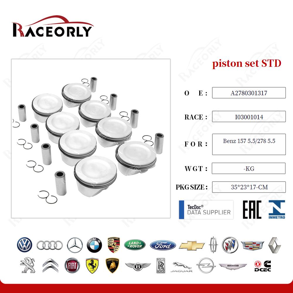 piston set STD 1570300117 for Benz 157 5.5/278 5.5