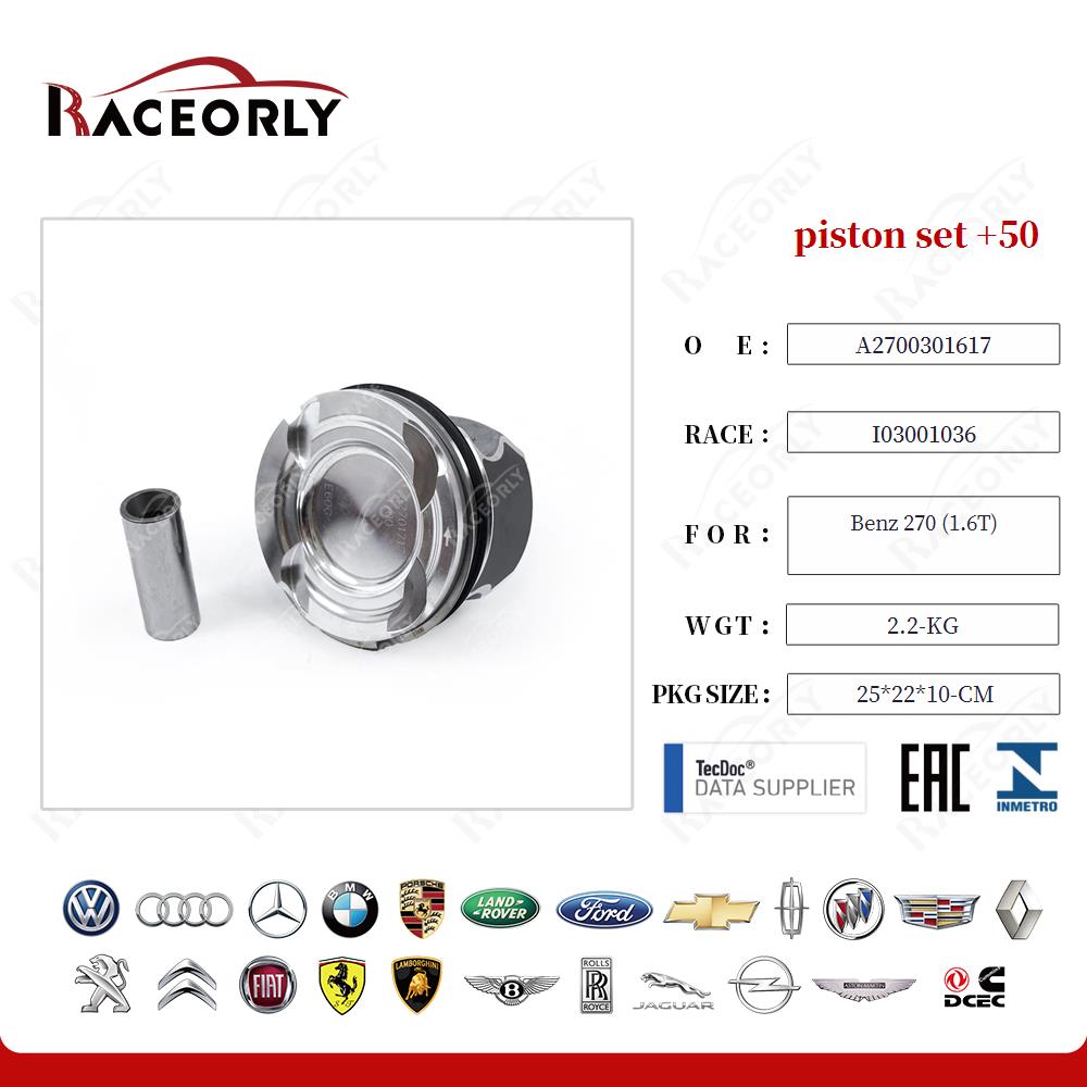 piston set +50 2700301617 for Benz 270 (1.6T)