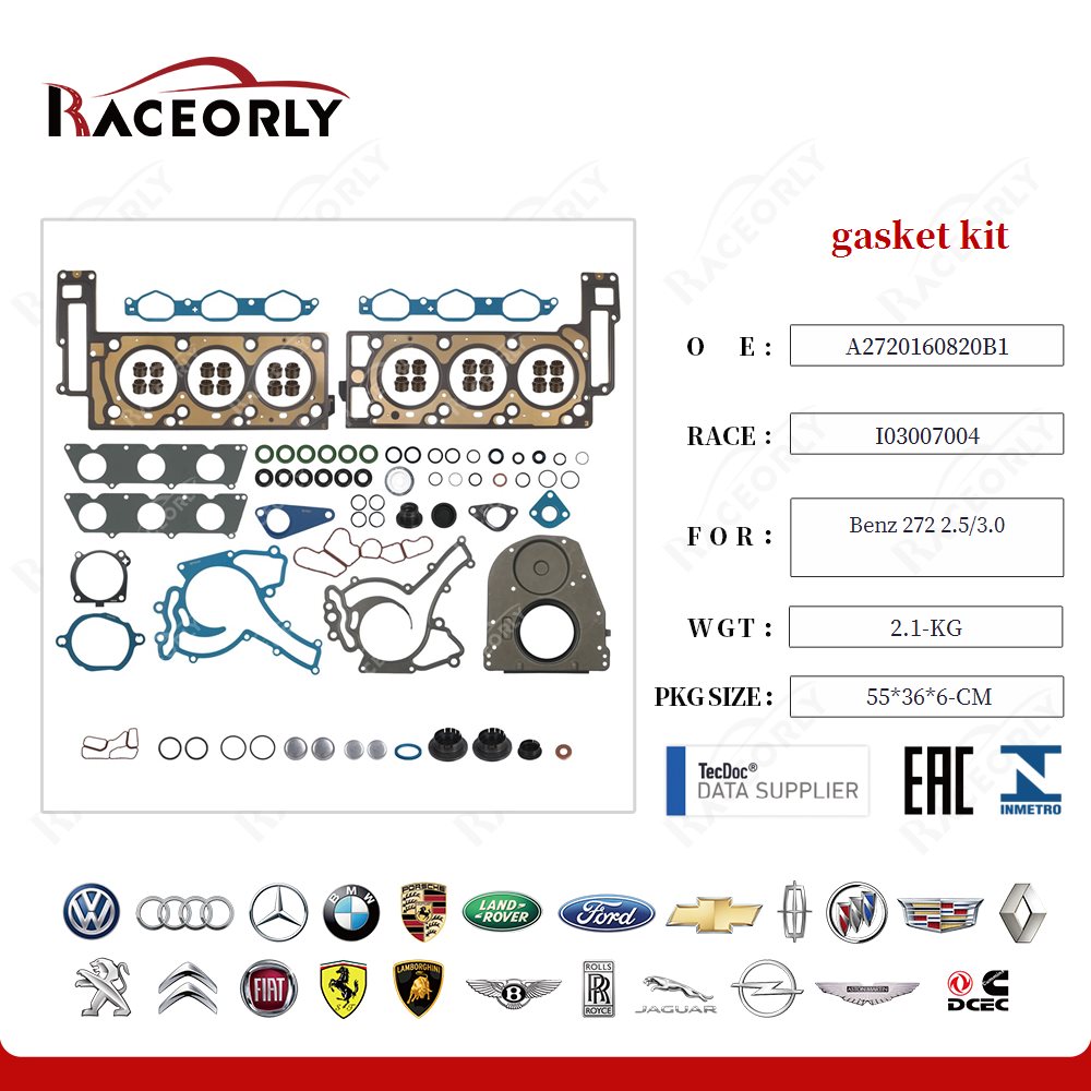 gasket kit 2721420680 for Benz 272 2.5/3.0