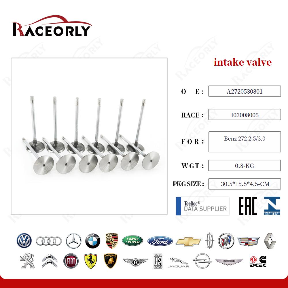 intake valve A2720530801 for Benz 272 2.5/3.0