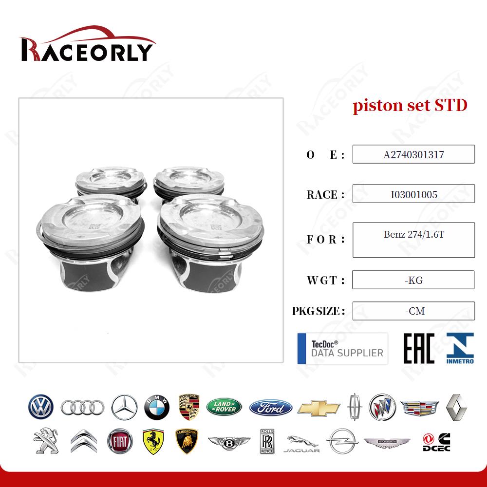 piston set STD 2740301317 for Benz 274/1.6T