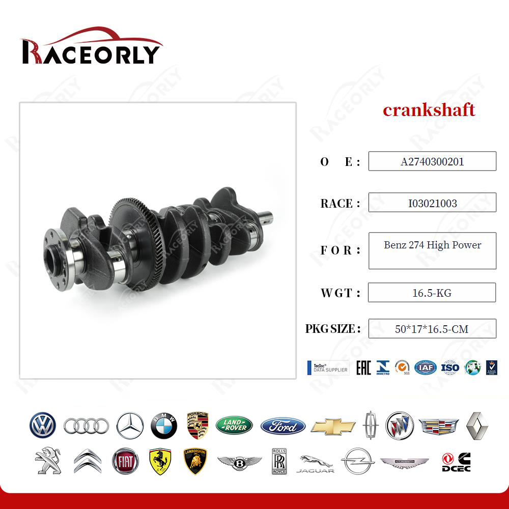 virabrequim de alta potência benz-274-2740300201-4
