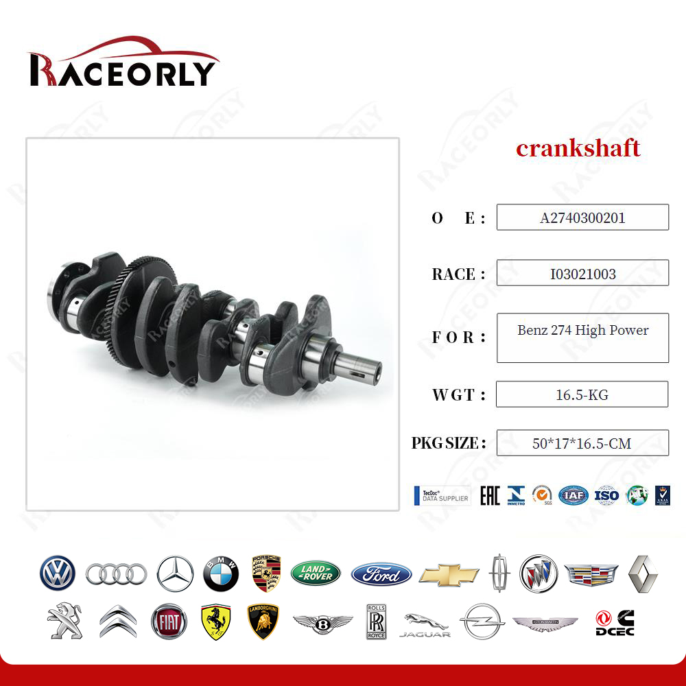 virabrequim de alta potência benz-274-2740300201-8