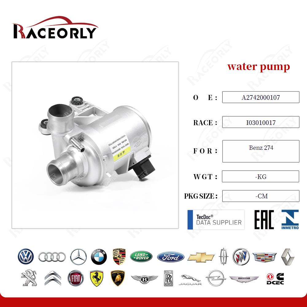 Bomba de água 2742000107 para Benz 274