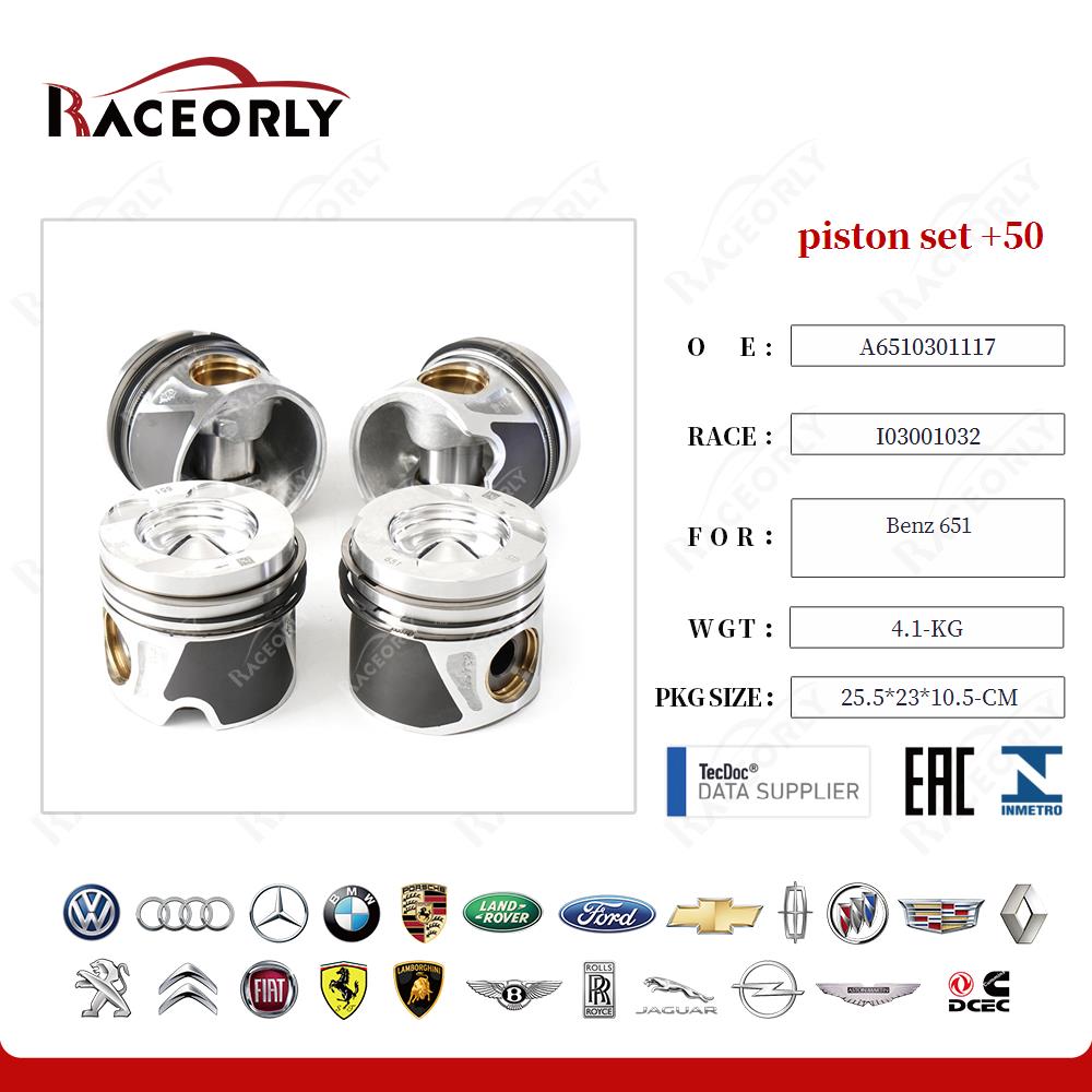 Juego de pistones Benz 651 +50 i03001018-2-26