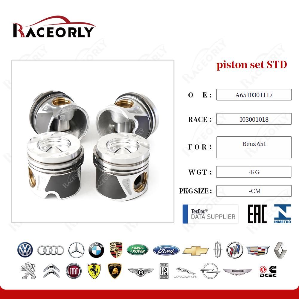 piston set STD 6510301117 for Benz 651
