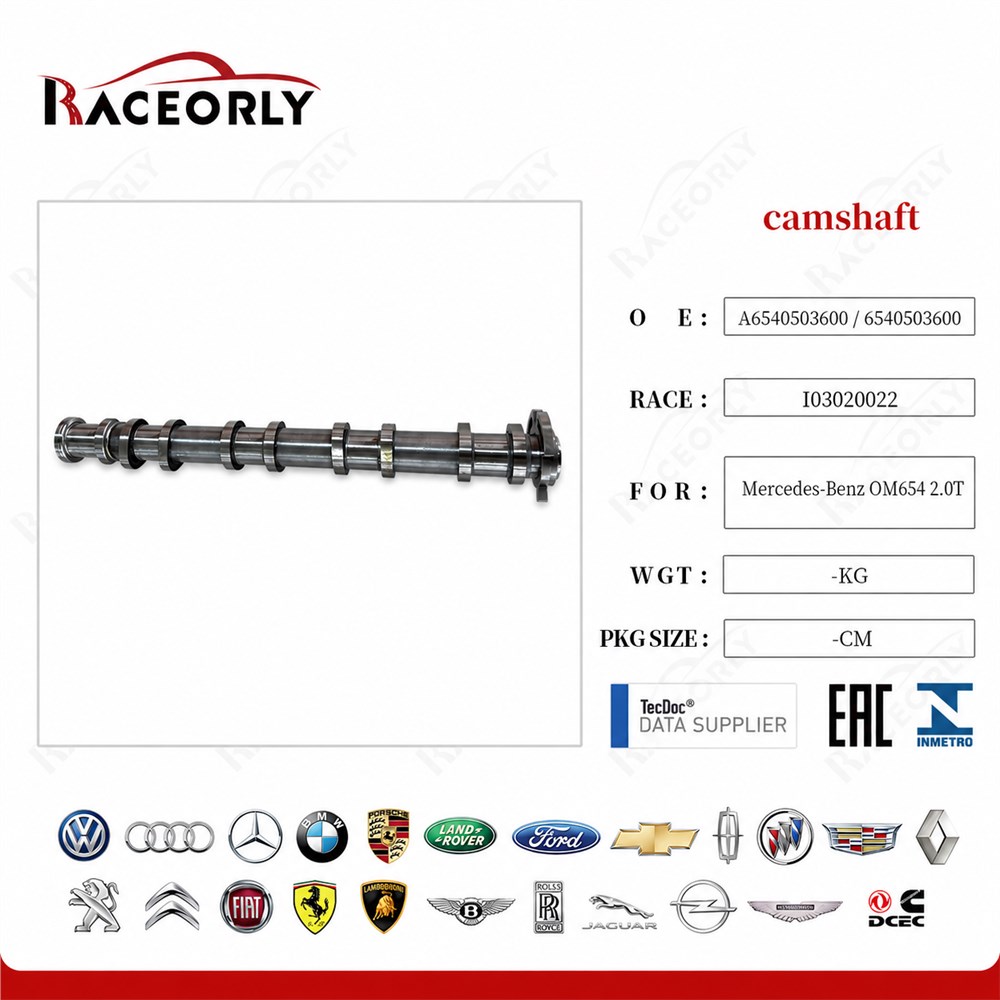 camshaft A6540503600 for BENZ 654 2.0T