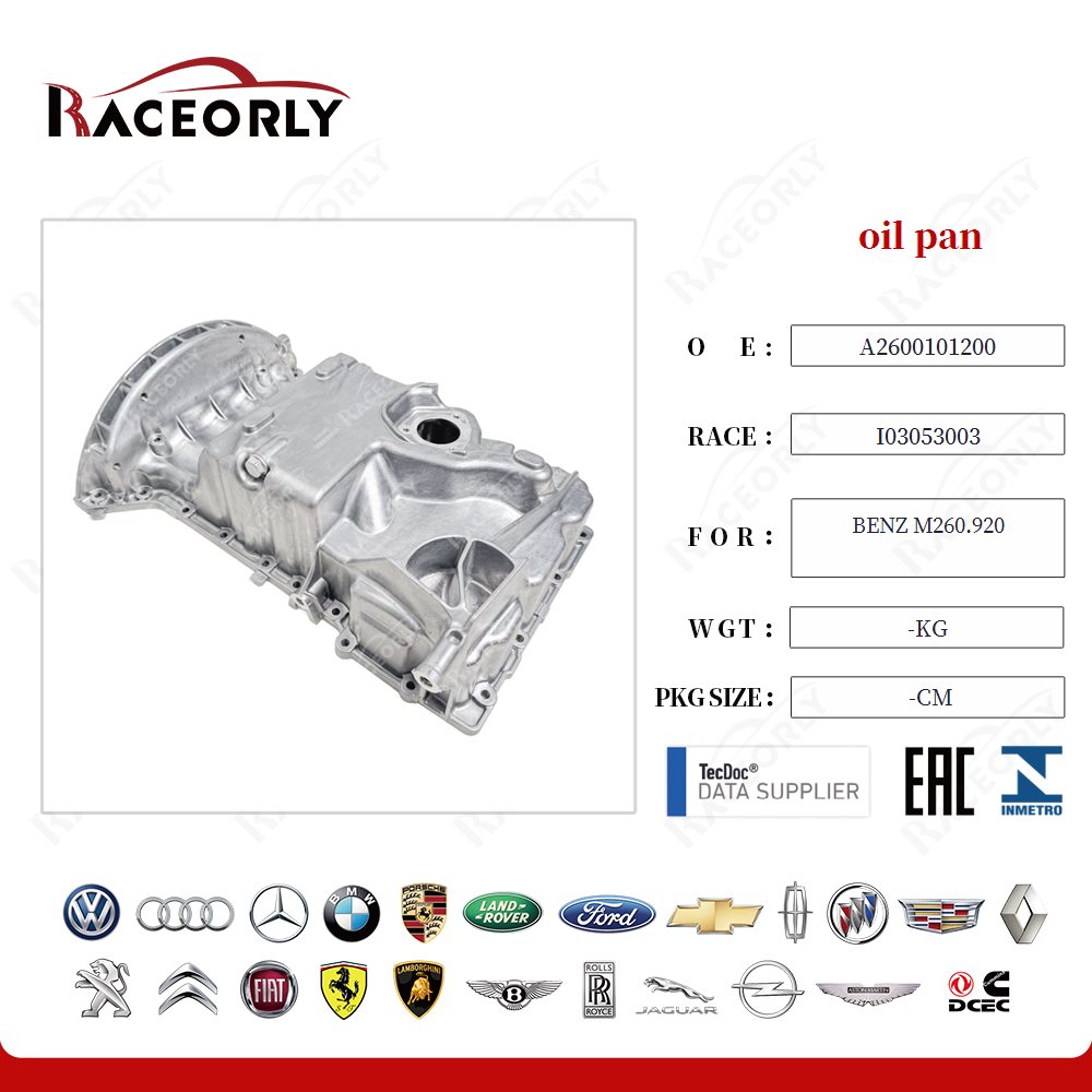 Oil pan (aluminum) A2600101200 for BENZ M260.920