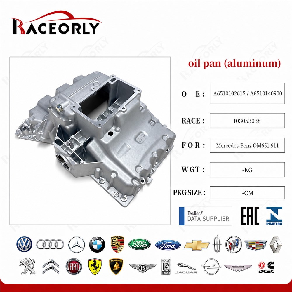 Oil pan (aluminum) A6510102615 for BENZ OM651.911