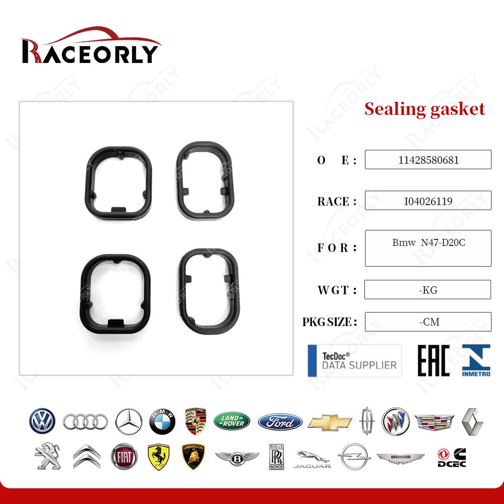 Sealing gasket 11428580681 for Bmw  N47-D20C
