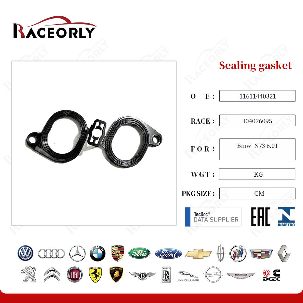 Sealing gasket 11611440321 for Bmw  N73-6.0T