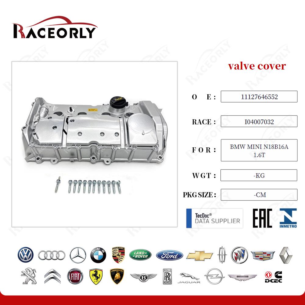 valve cover 11127646552 for BMW MINI N18B16A 1.6T