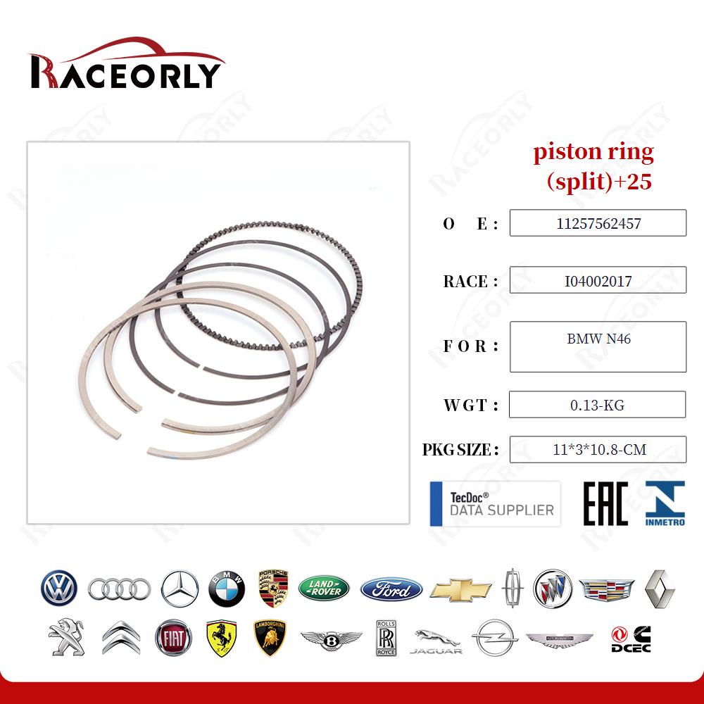 piston ring（split)+25 11257562457 for BMW N46