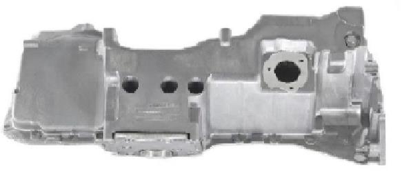 Oil pan (aluminum) 11137585432 for BMW N52