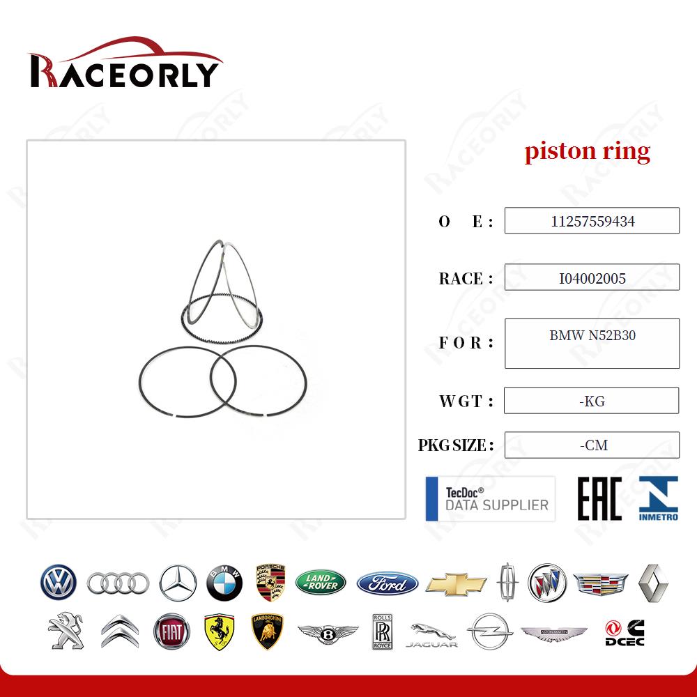 Anillo de pistón BMW N52B30-11257559434-22