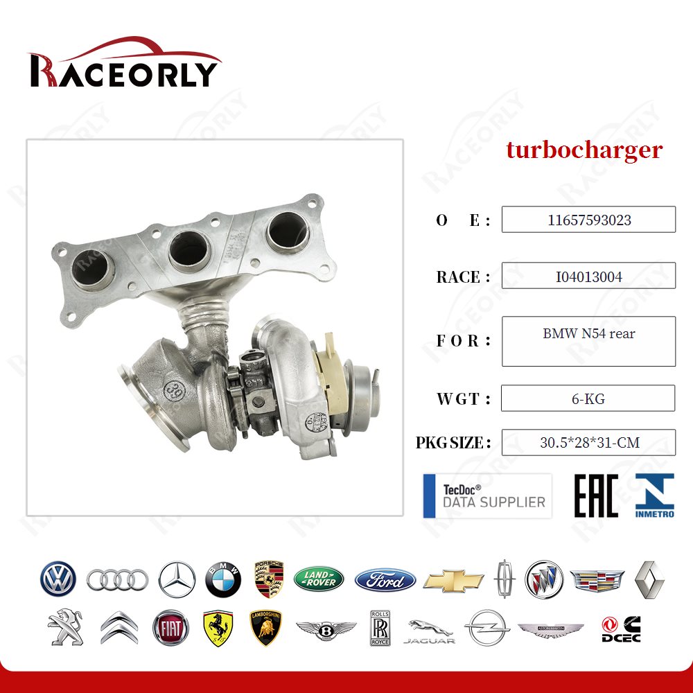 turbocharger 11657593023 for BMW N54 rear
