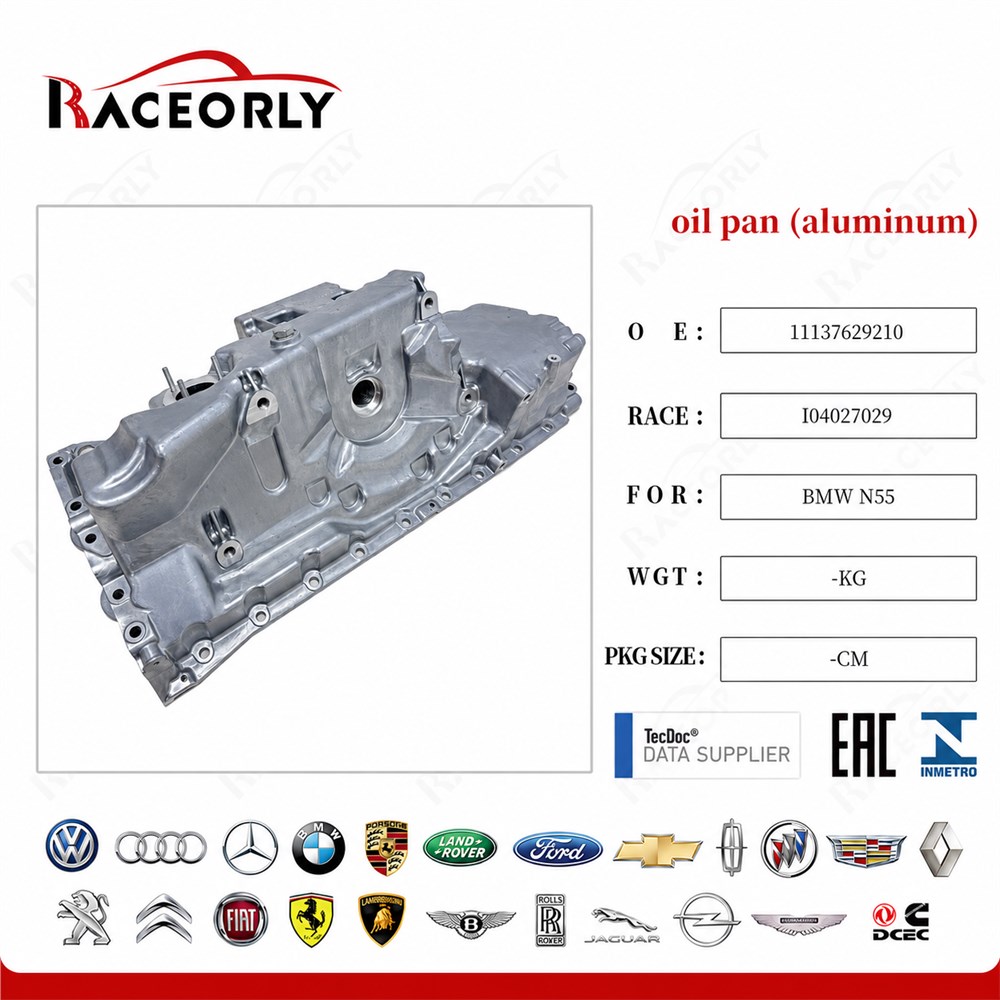 Oil pan (aluminum) 11137629210 for BMW N55