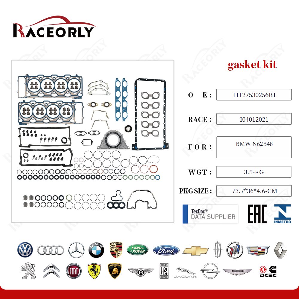 gasket kit 11127530256B1 for BMW N62B48