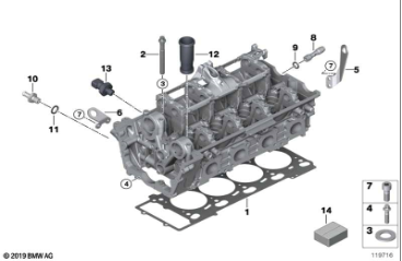 kit de juntas BMW N62B48-11127530256B1