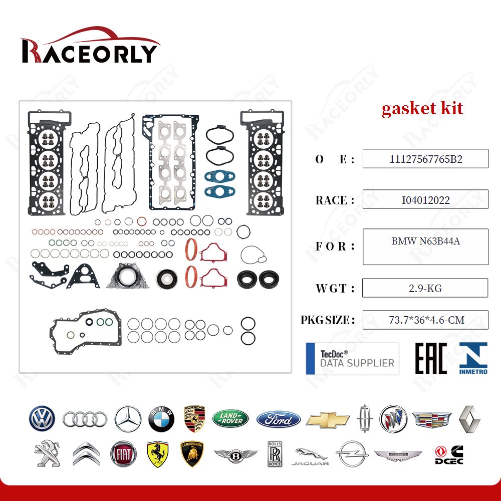 gasket kit 11 13 7 581 722 for BMW N63B44A