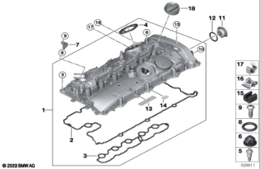 bmwb58-b30a-3.0t-valve-cover-gasket-11128621951