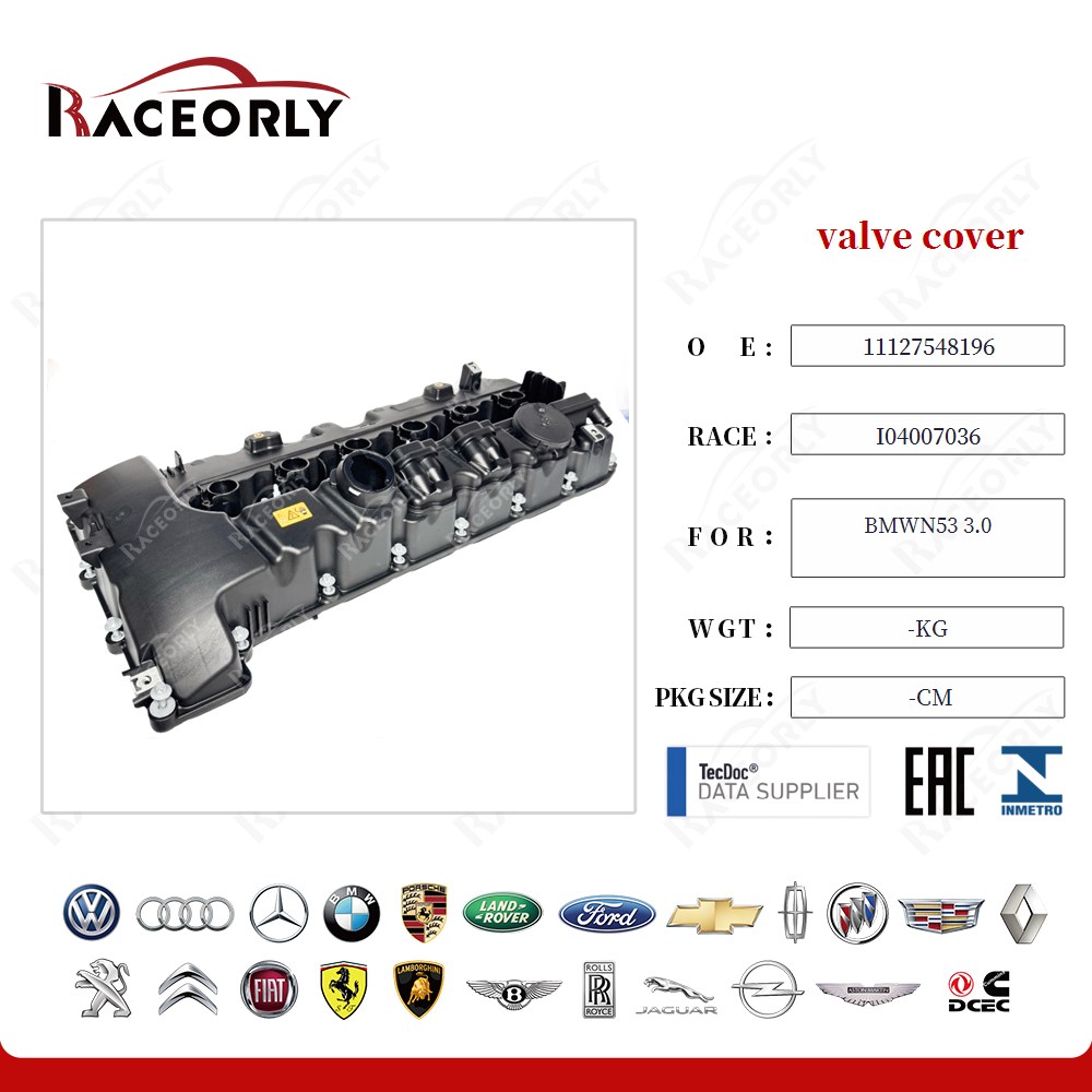 valve cover 11127548196 for BMWN53 3.0
