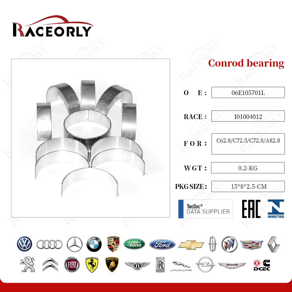 Conrod bearing 06E105701LBLA for C62.8/C72.5/C72.8/A82.8
