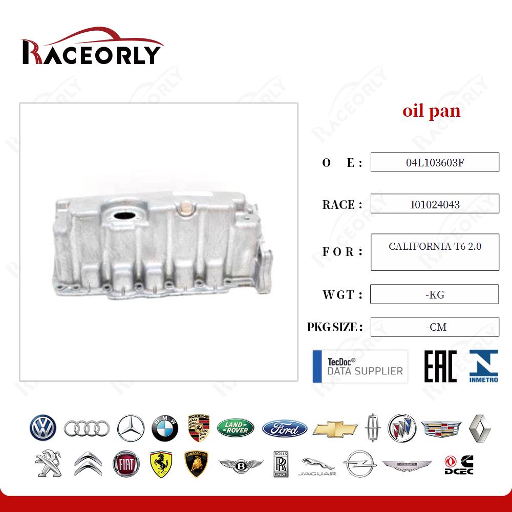 oil pan 04L103603F for CALIFORNIA T6 2.0