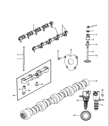 camshaft 53022263AF for Chrysler ASPEN