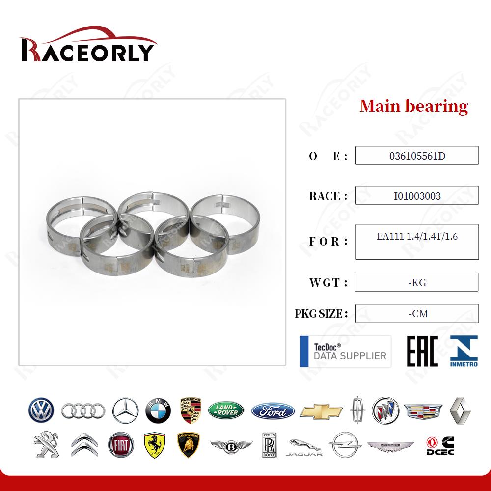 Main bearing 036105561D for EA111 1.4/1.4T/1.6