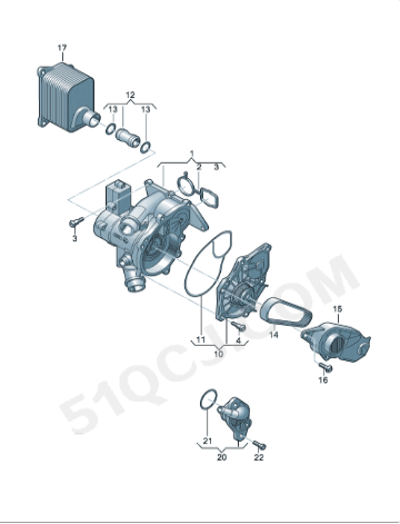 ea888-1.8t-2.0t-low-power-water-pump-gasket-06l121139