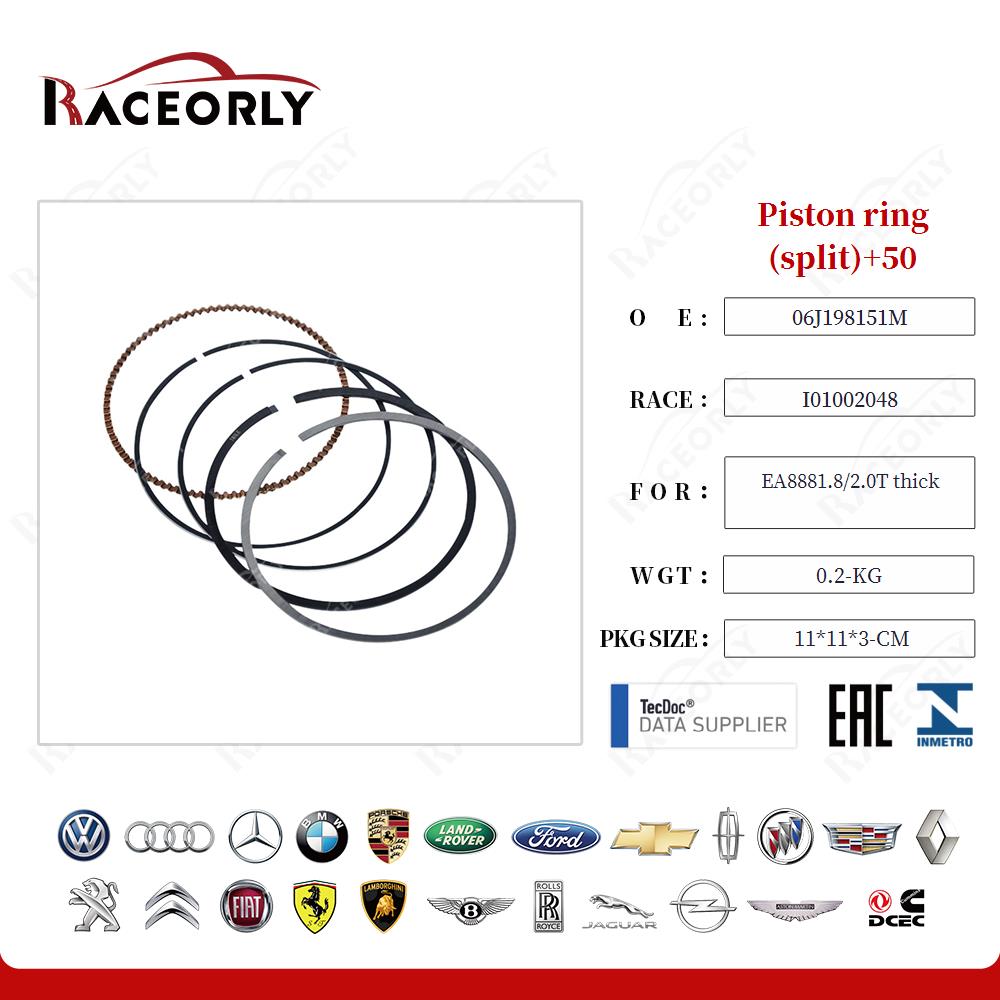 Piston ring (split)+50 I01002006-2 for EA8881.8/2.0T thick