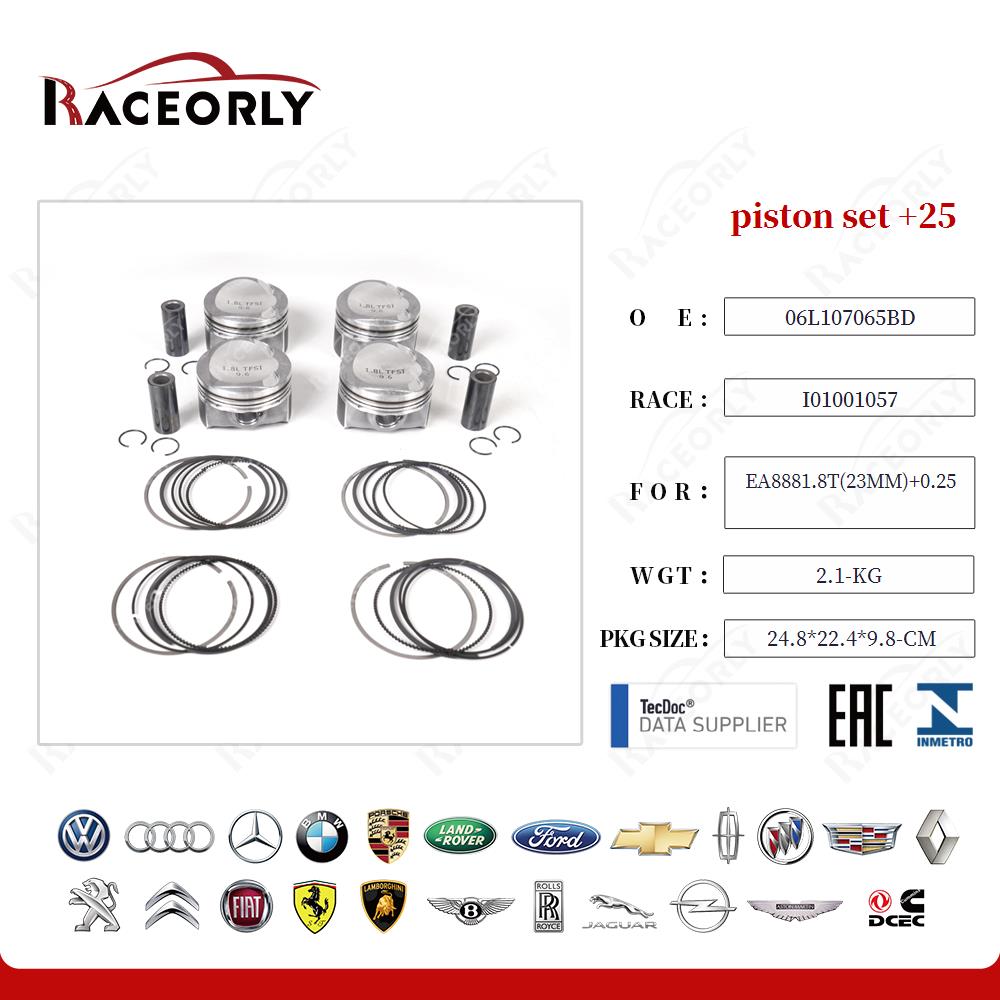 piston set +25 I01001011-1 for EA8881.8T(23MM)+0.25