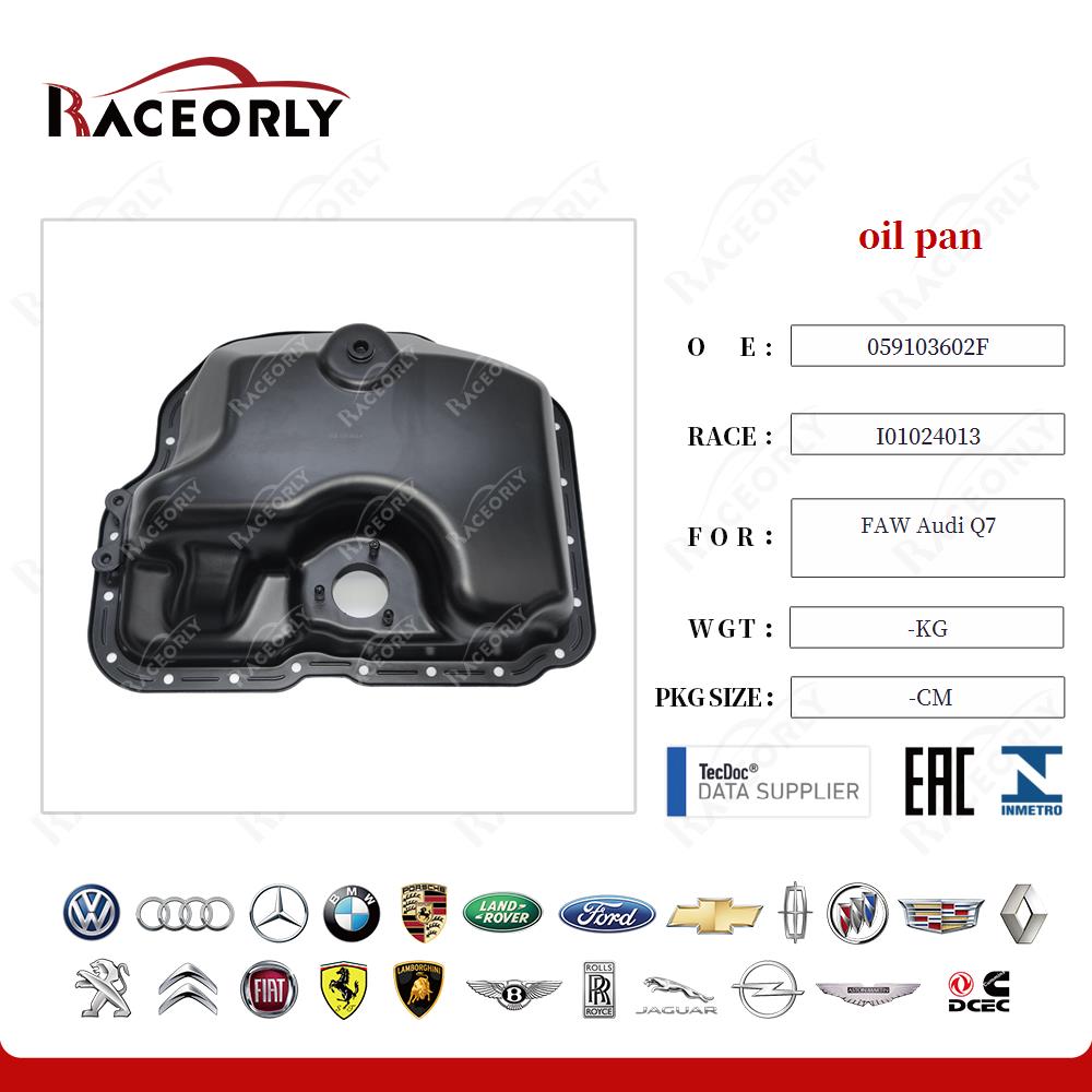 oil pan 95510705510 for FAW Audi Q7