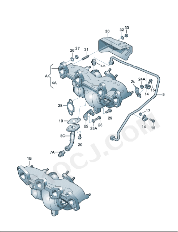 turbocompressor diesel golf 1.9t-038253014g