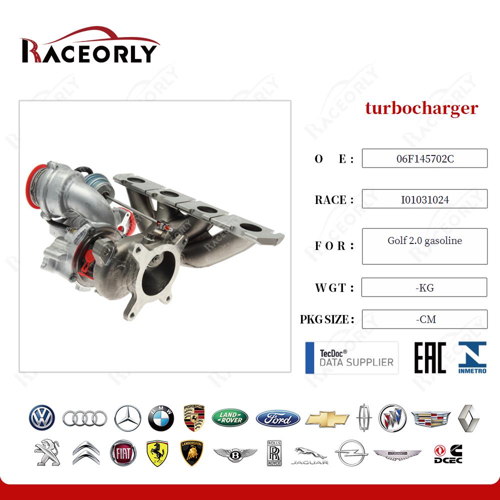 turbocharger 06F145702C for Golf 2.0 gasoline