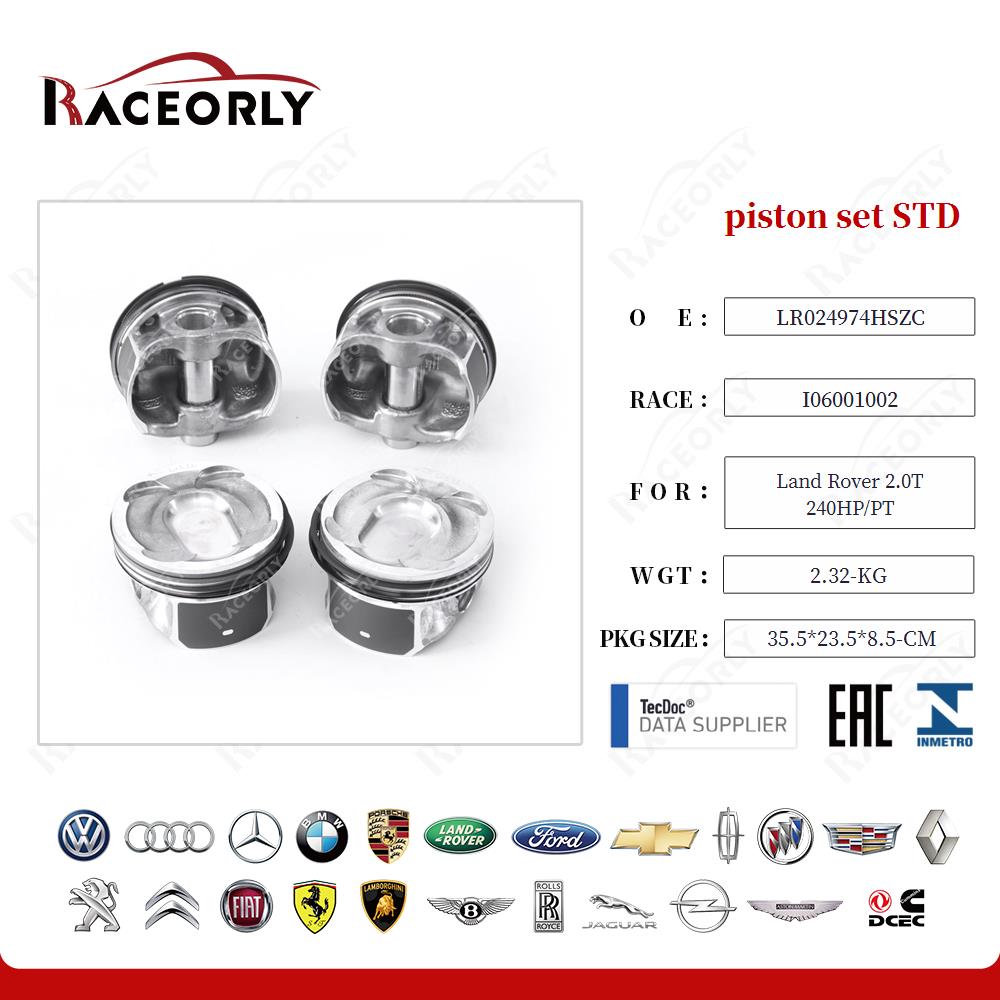 piston set STD （产品无OE用的缸体总成OE） for Land Rover 2.0T 240HP/PT