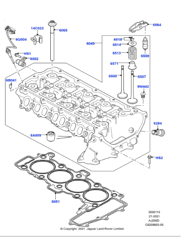 land-rover-2.0t-diesel-new-aj200-204dtd-dta-cylinder-gasket-lr073638