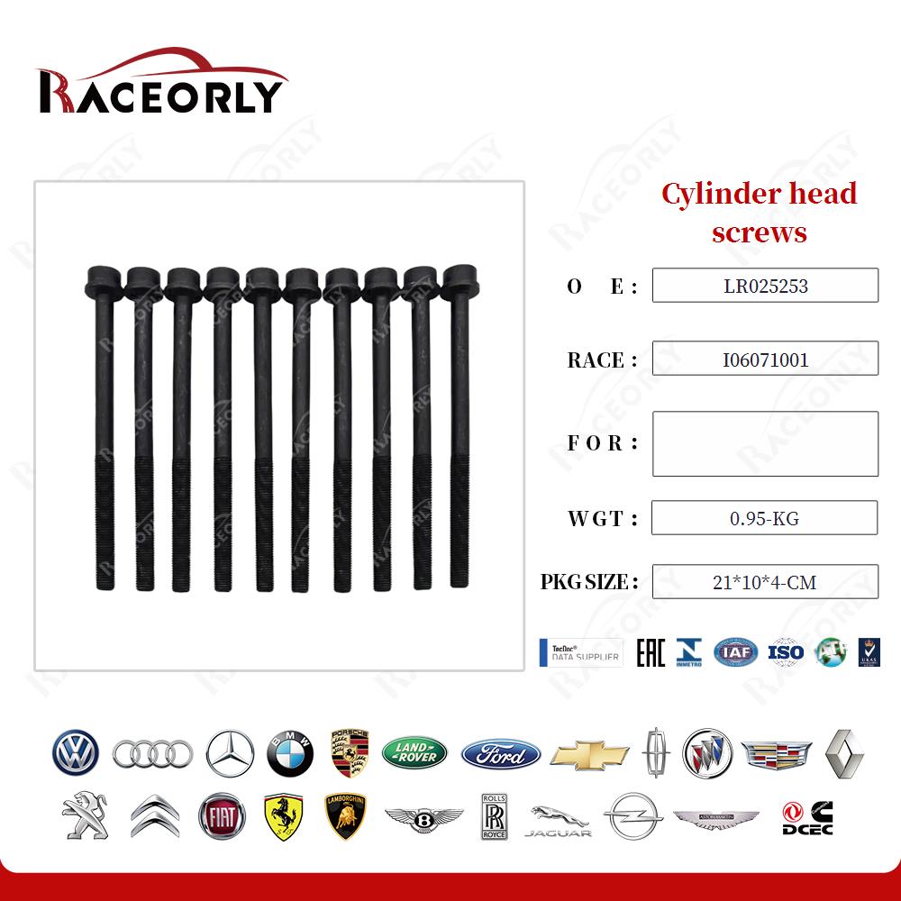 Land Rover 2.0T gasolina 204pt tornillos de culata lr025253-38