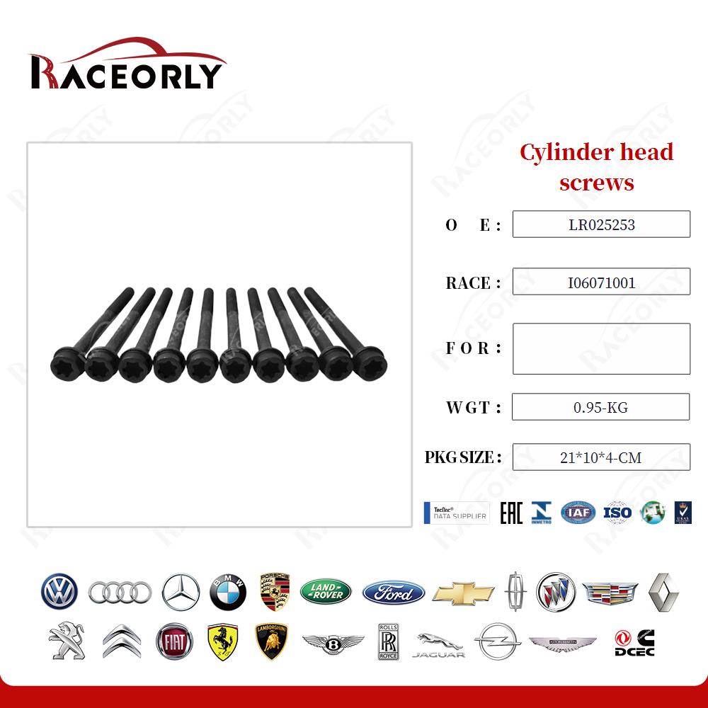 Land Rover 2.0T gasolina 204pt tornillos de culata lr025253-40