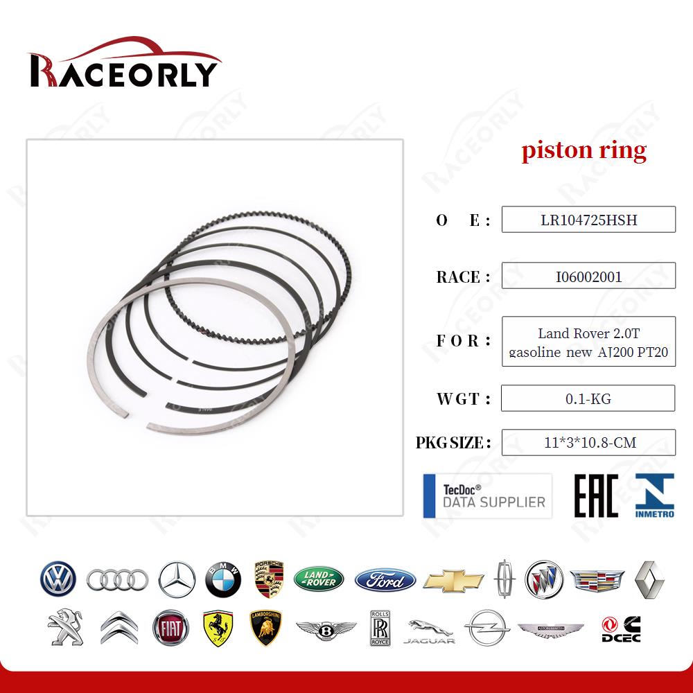 Land Rover 2.0T gasolina nuevo aro de pistón AJ200 PT204 LR104725HSH-24